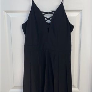 Women’s overlay romper skirt